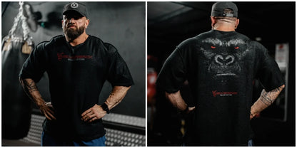 Apex Ritual – Oversized Gym T-Shirt – Loose Breathable Bodybuilding Fitness Tee
