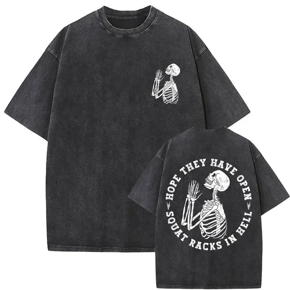 Apex Ritual – Anti Social Lifting Club Skeleton Gym Pump Cover T-Shirt – Funny Vintage Bodybuilding Tee