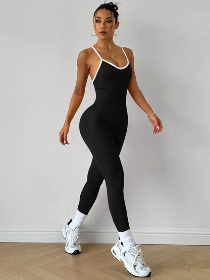 Apex Ritual – Women's One-Piece Sports Romper – Running & Gym Workout Jumpsuit
