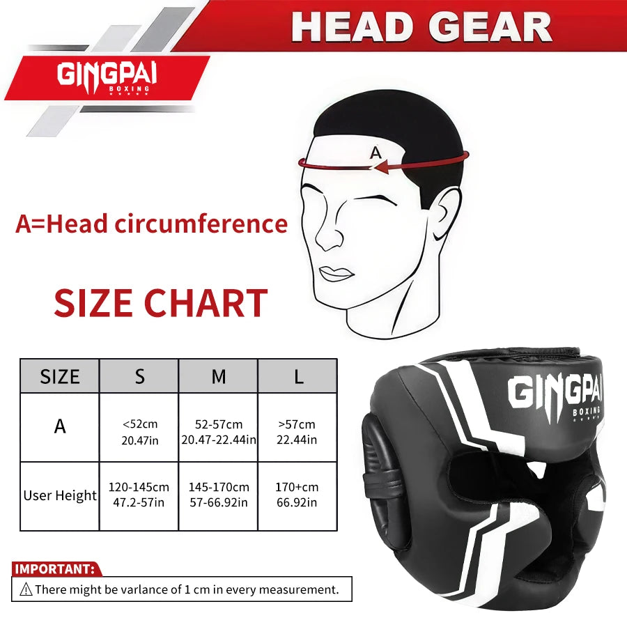 Apex Ritual – MMA Boxing Safety Helmet – Full-Cover Head Guard for Muay Thai & Kickboxing Training