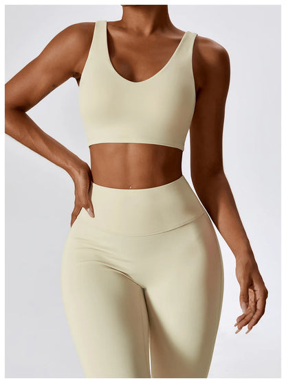 Apex Ritual – Yoga Set 2PCS Seamless Women Sportswear – Gym Legging Fitness Bra Crop Top
