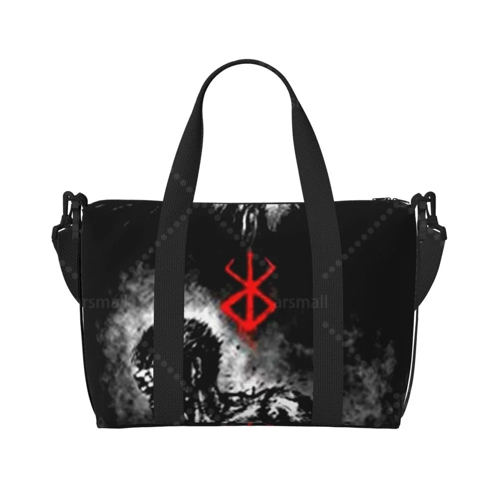 Apex Ritual – Anime Print Travel Tote Bag – Waterproof Multipurpose Gym & Fitness Weekender Bag