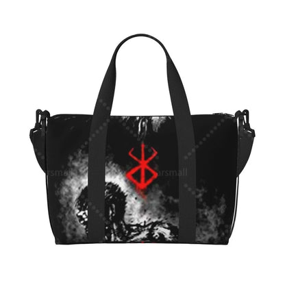 Apex Ritual – Anime Print Travel Tote Bag – Waterproof Multipurpose Gym & Fitness Weekender Bag