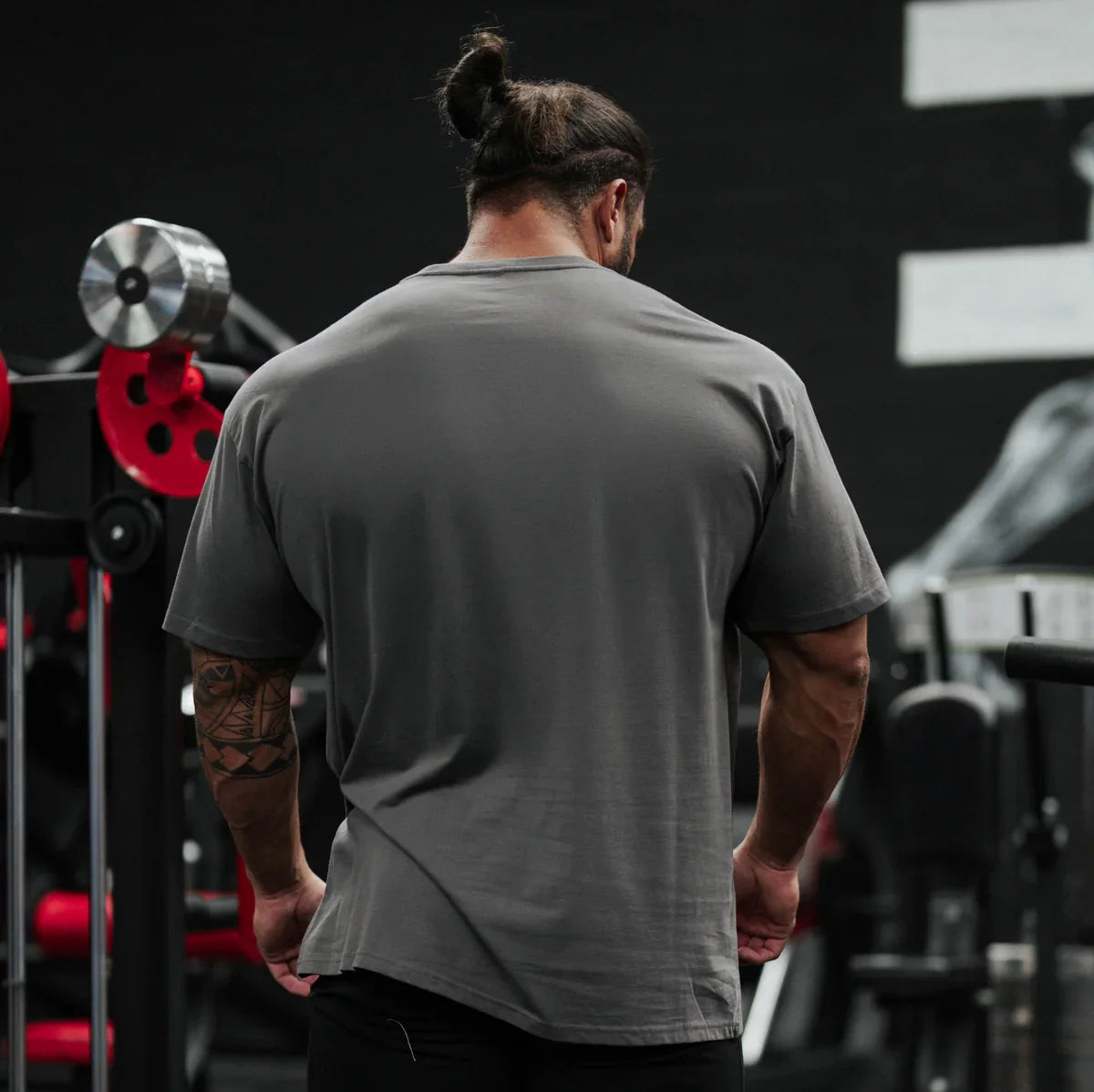 Apex Ritual – Men's Cotton Gym T-Shirt – Loose Fit Summer Round Neck Running Tee
