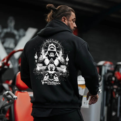 Apex Ritual – Men's Gym Fitness Hoodie – Autumn Long Sleeve Hooded Pullover Printed Sweatshirt