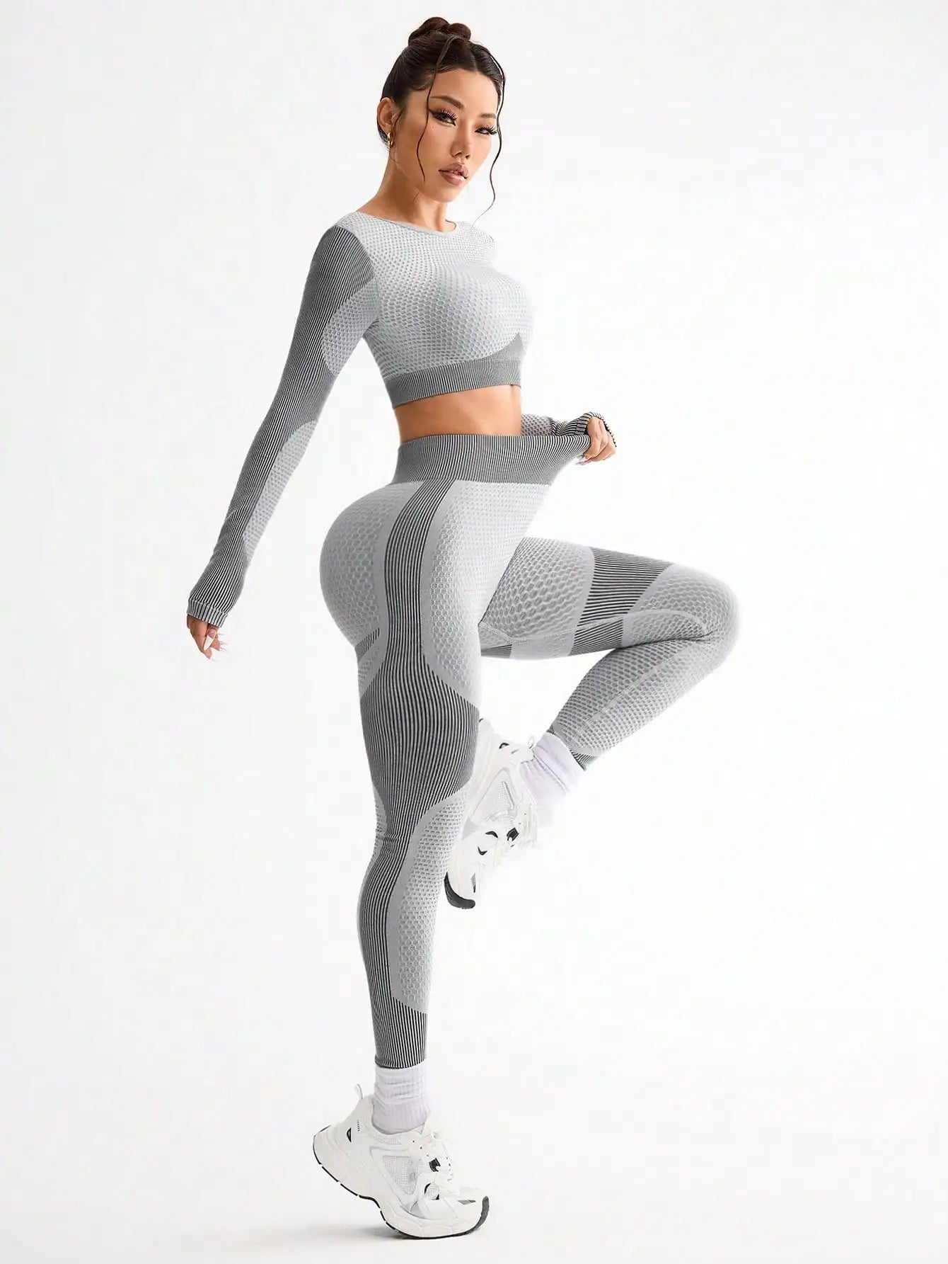 Apex Ritual – Women's 2-Piece Seamless Yoga Set – Bra & Leggings