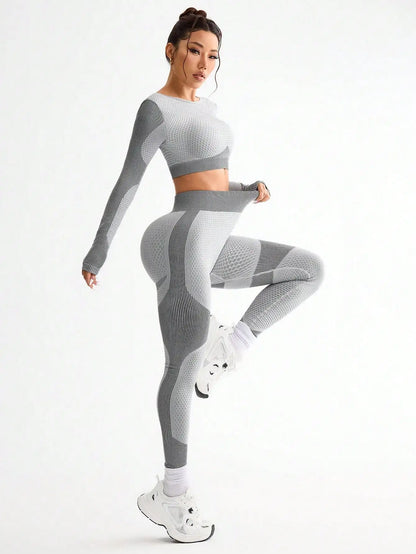 Apex Ritual – Women's 2-Piece Seamless Yoga Set – Bra & Leggings