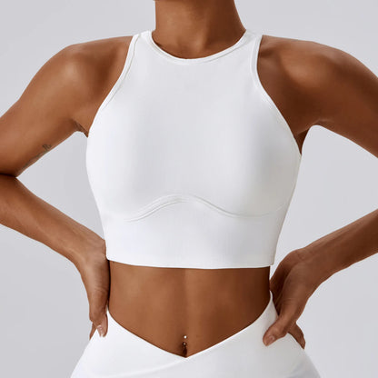 APEX RITUAL Women's High-Impact Sports Bra – Seamless Shockproof Support