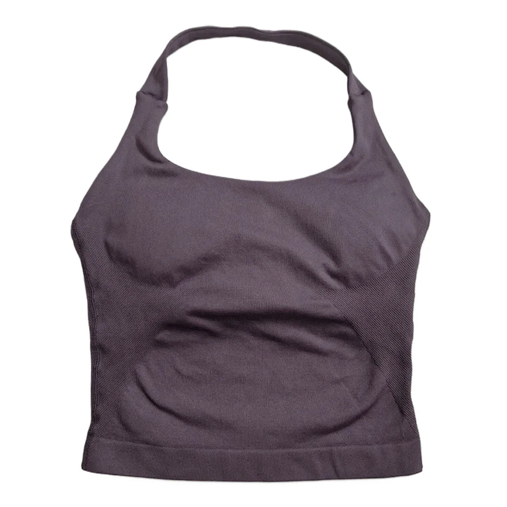 APEX RITUAL Women's Strappy Training Bra – Padded Seamless Support