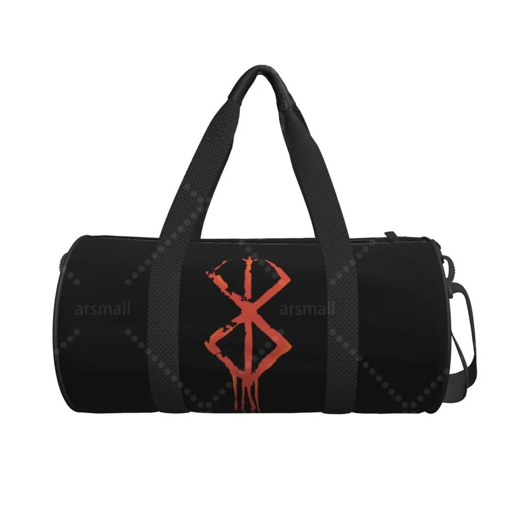 Apex Ritual – Anime Print Round Duffel Bag – Durable Outdoor Yoga Fitness & Travel Duffle Bag
