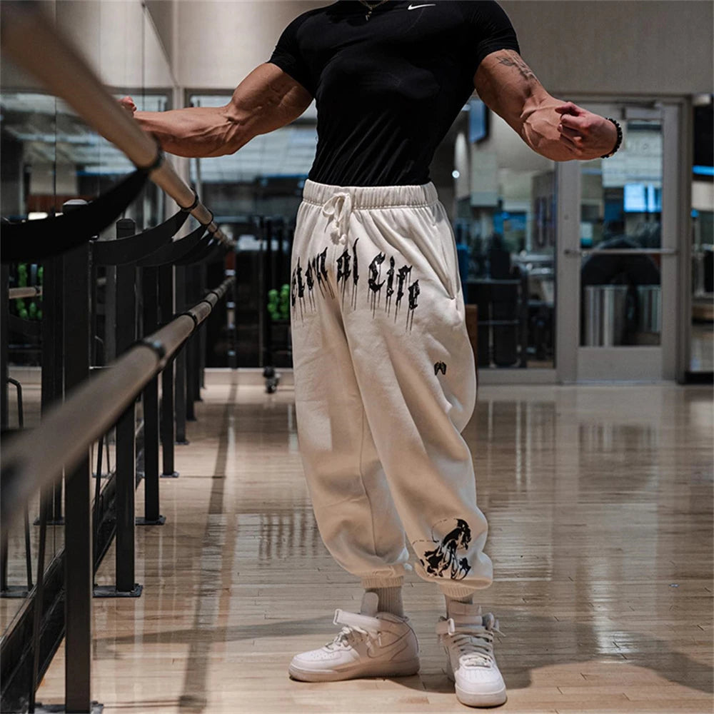 Apex Ritual Men's Gym Joggers – Cotton Streetwear Sweatpants