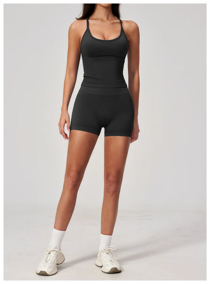 Apex Ritual – New Tight Sports Vest for Women – Seamless Yoga Bra Shockproof High Strength Sports Bra