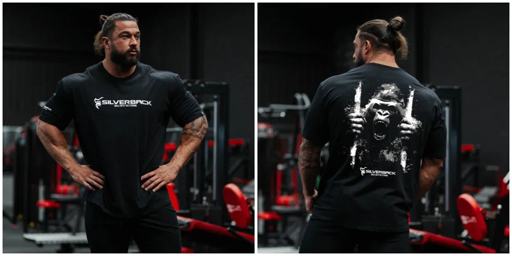 Apex Ritual – Oversized Gym T-Shirt – Loose Breathable Bodybuilding Fitness Tee