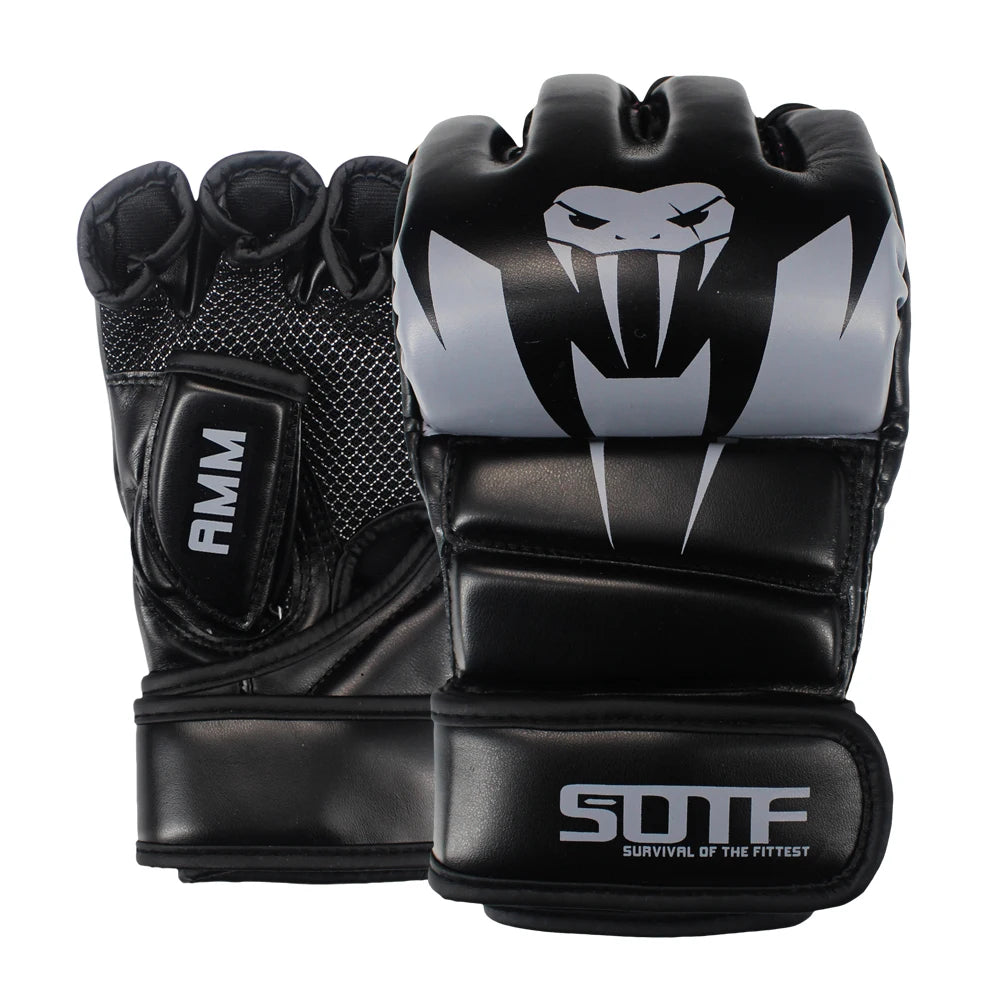 Apex Ritual – MMA Snake Print Boxing Gloves – Multicolor Muay Thai & Tiger Fight Gloves