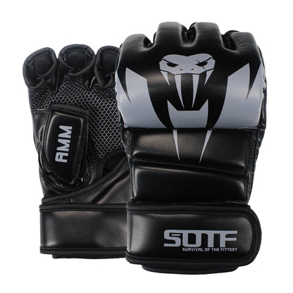 Apex Ritual – MMA Snake Print Boxing Gloves – Multicolor Muay Thai & Tiger Fight Gloves
