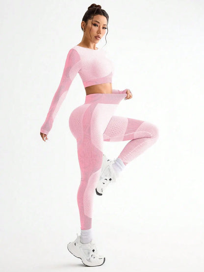 Apex Ritual – Women's 2-Piece Seamless Yoga Set – Bra & Leggings