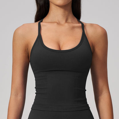 Apex Ritual – New Tight Sports Vest for Women – Seamless Yoga Bra Shockproof High Strength Sports Bra
