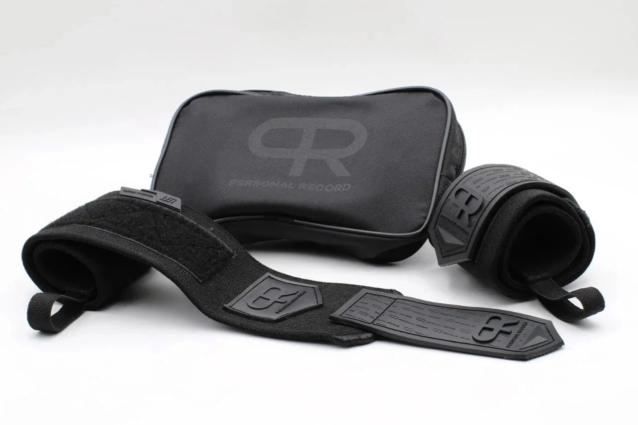 Apex Ritual – Fitness Wristbands Straps – Gym Powerlifting Wrist Brace Weightlifting Protector (1 Pair)