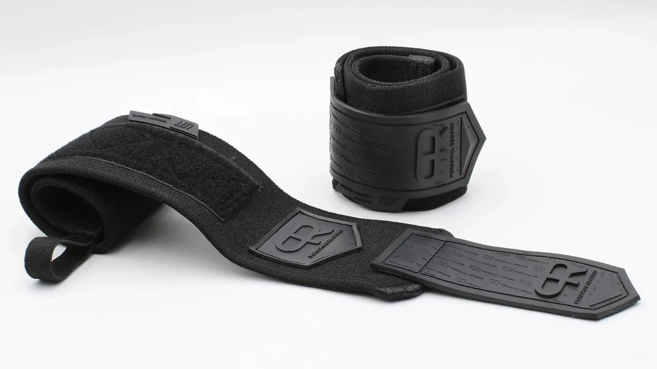 Apex Ritual – Fitness Wristbands Straps – Gym Powerlifting Wrist Brace Weightlifting Protector (1 Pair)