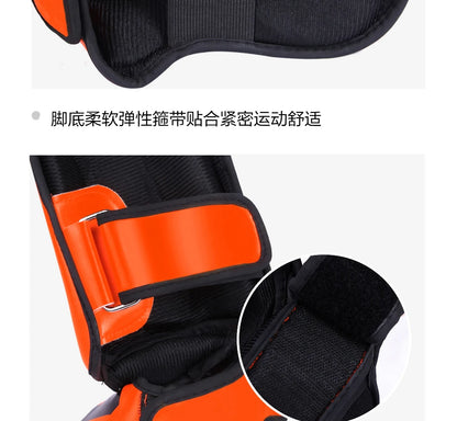 Apex Ritual – MMA & Muay Thai Boxing Shin Guards – Youth/Adult Instep Kickboxing Ankle Protector Pads