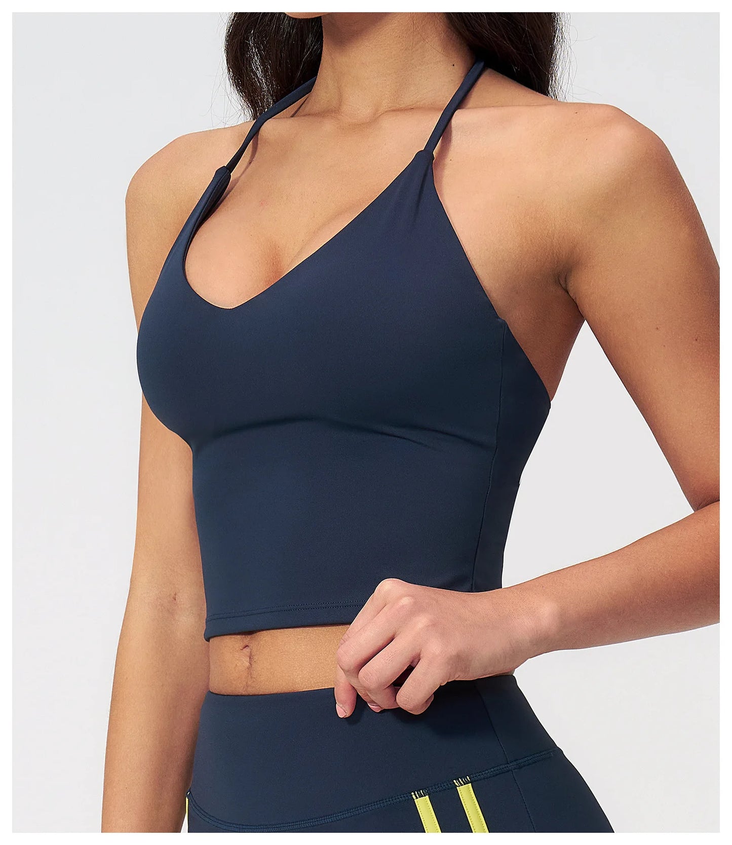 Apex Ritual – Yoga Tank Top Summer Women Deep-V – Fitness Shockproof Push Up Running Vest