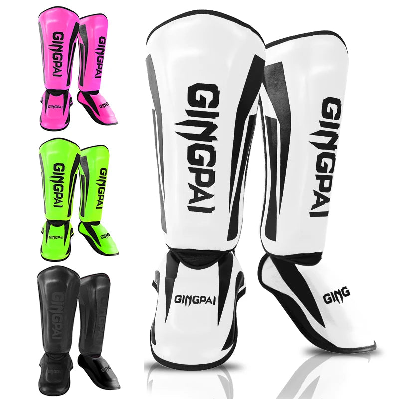 Apex Ritual – MMA & Muay Thai Boxing Shin Guards – Youth/Adult Instep Kickboxing Ankle Protector Pads