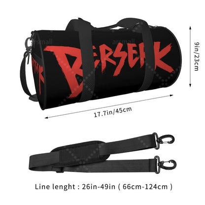 Apex Ritual – Anime Print Round Duffel Bag – Durable Outdoor Yoga Fitness & Travel Duffle Bag