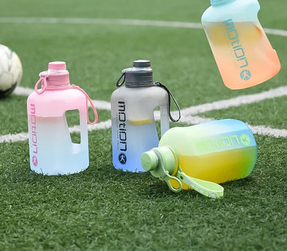 Apex Ritual – 2L Sports Water Bottle with Straw – Large Capacity Fitness Drinking Bottle with Scale