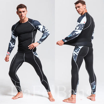 Apex Ritual – Men's Thermal Underwear Sets Compression Sport Suit – Quick Drying Long Johns