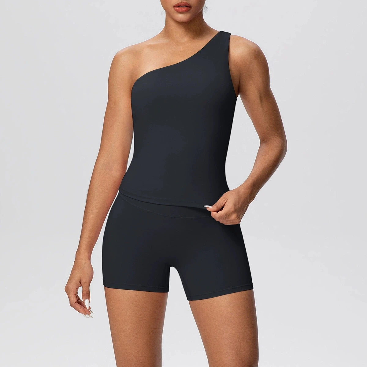 Apex Ritual Women's 2-Piece Sports Set – Push-Up Bra & Shorts