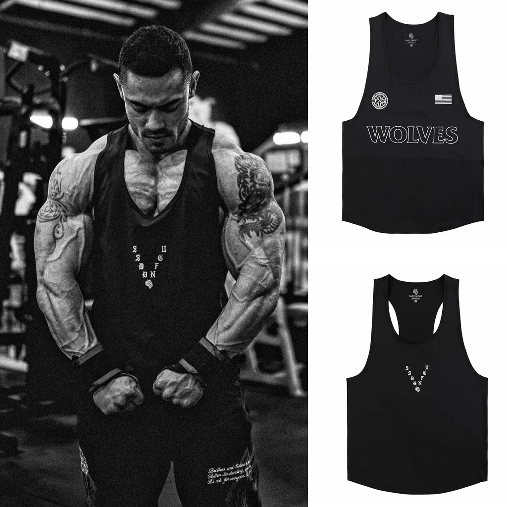 Apex Ritual – Wolf Head Basketball Training T-Shirt – Breathable High Elasticity Moisture-Wicking