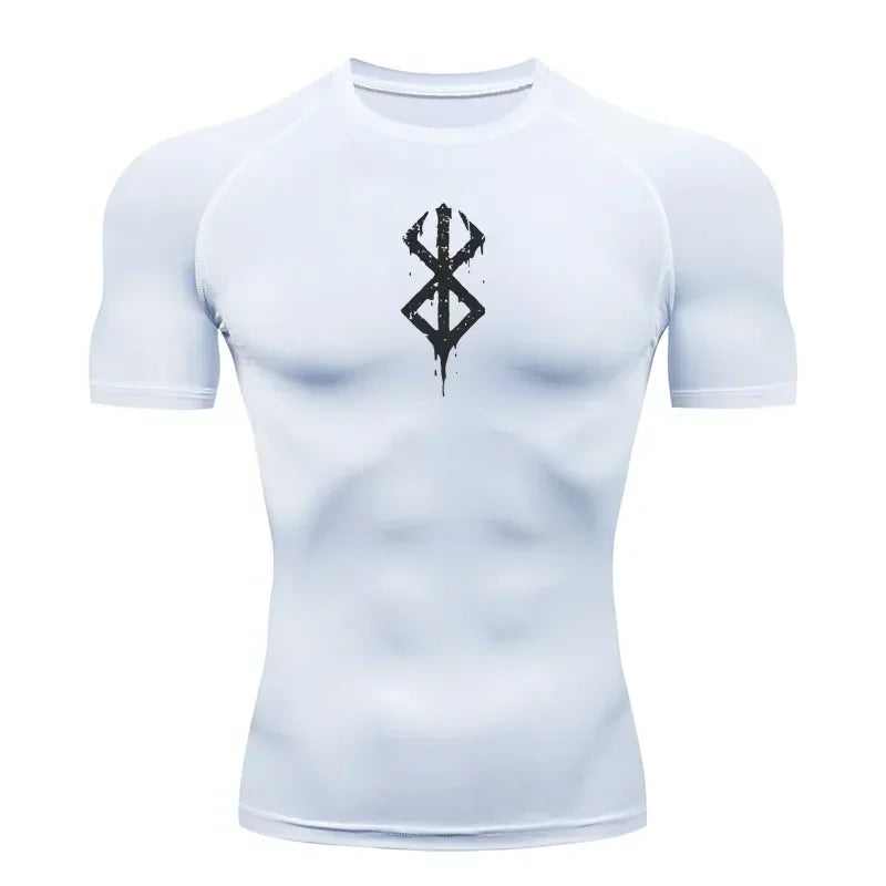 Apex Ritual Men's Compression Shirt – Quick-Dry Rash Guard Training Top