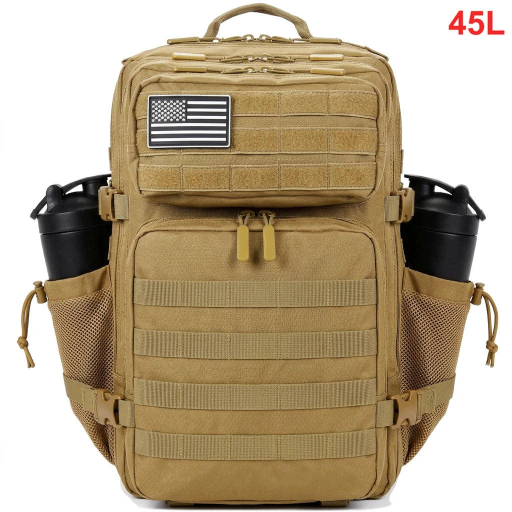 Apex Ritual 45L Tactical Backpack – Waterproof Sports, Travel & Hiking Rucksack
