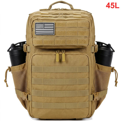 Apex Ritual 45L Tactical Backpack – Waterproof Sports, Travel & Hiking Rucksack