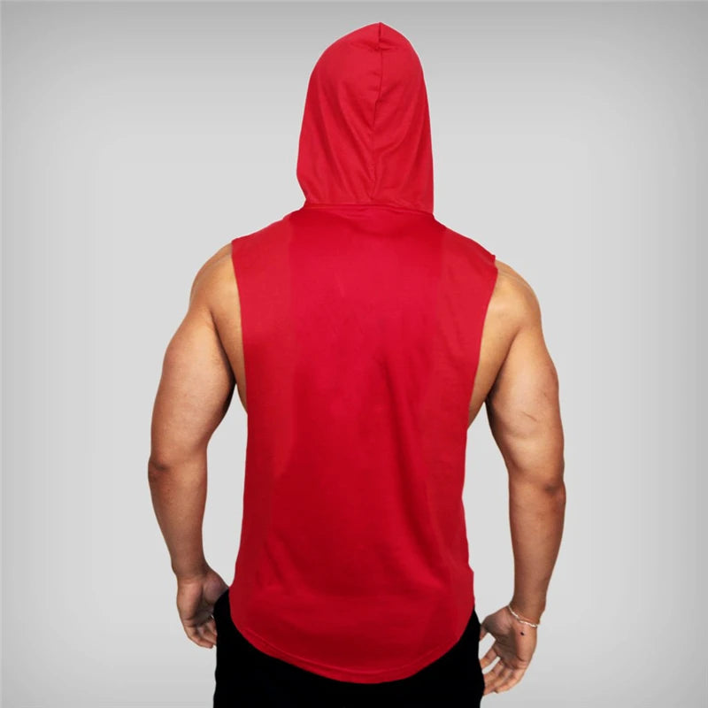 APEX RITUAL Hooded Training Cutoff – Sleeveless Performance Hoodie