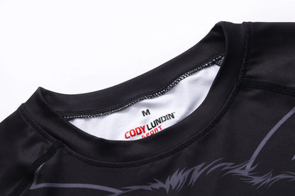 Apex Ritual No-Gi Compression Set – BJJ & Muay Thai Rashguard, Tee & Shorts