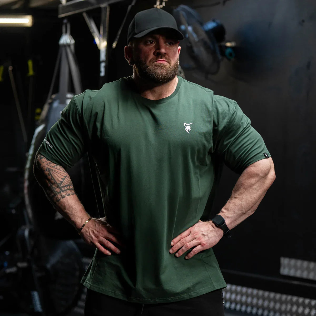 Apex Ritual – Men's Cotton Gym T-Shirt – Loose Fit Summer Round Neck Running Tee