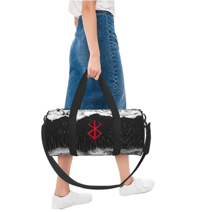 Apex Ritual – Anime Print Gym Bag – Large Capacity Waterproof Sports & Travel Bag
