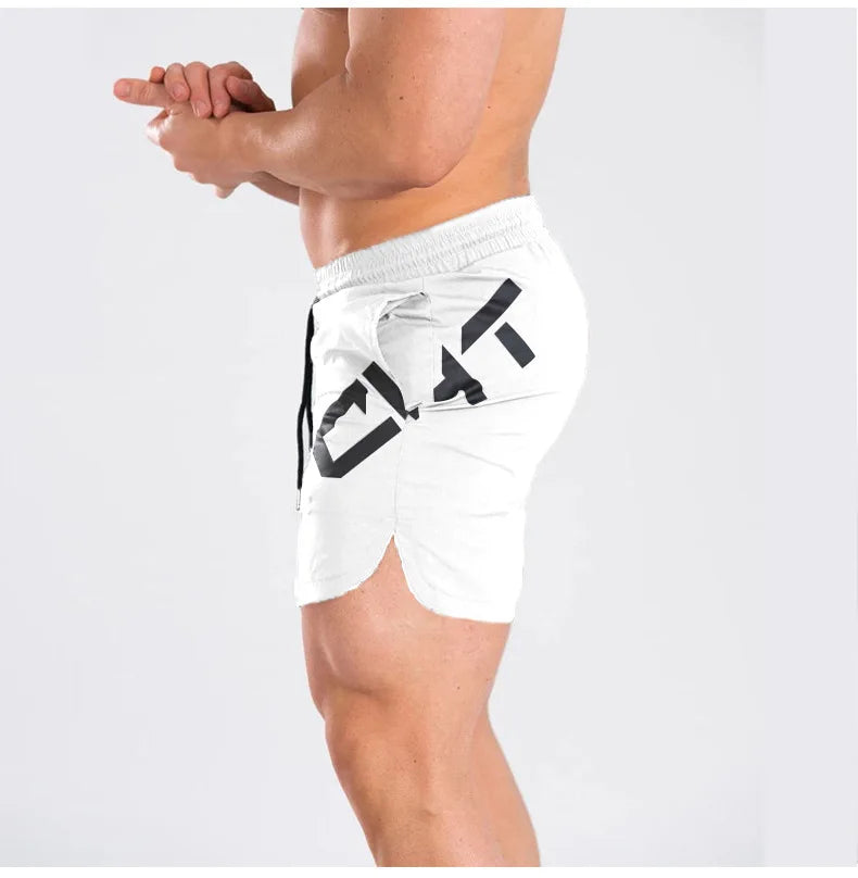 Apex Ritual – メンズ 夏用 ジム フィットネス スキニー カジュアル ショートパンツ – 速乾性 バスケットボール ジョガー スウェットパンツ