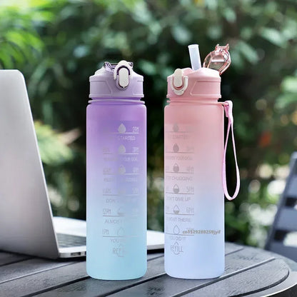 Apex Ritual – Motivational Sports Water Bottle 500ml–1000ml – Leak-Proof BPA-Free Gym Drinking Bottle