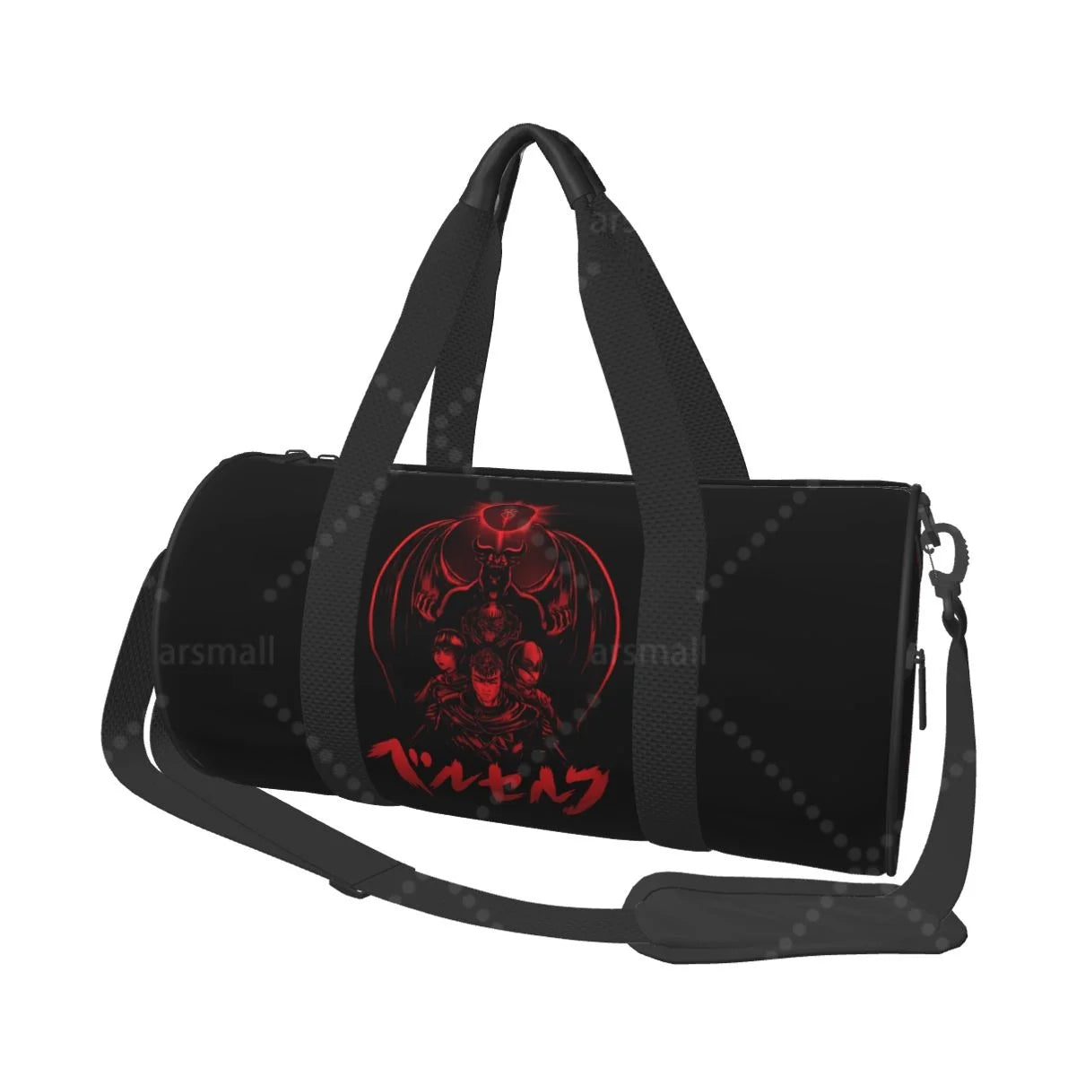 Apex Ritual – Anime Print Round Duffel Bag – Durable Outdoor Yoga Fitness & Travel Duffle Bag