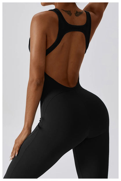 Apex Ritual – Women's One-Piece Gym Jumpsuit – Stretch Sports Bodysuit