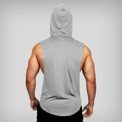 APEX RITUAL Hooded Training Cutoff – Sleeveless Performance Hoodie