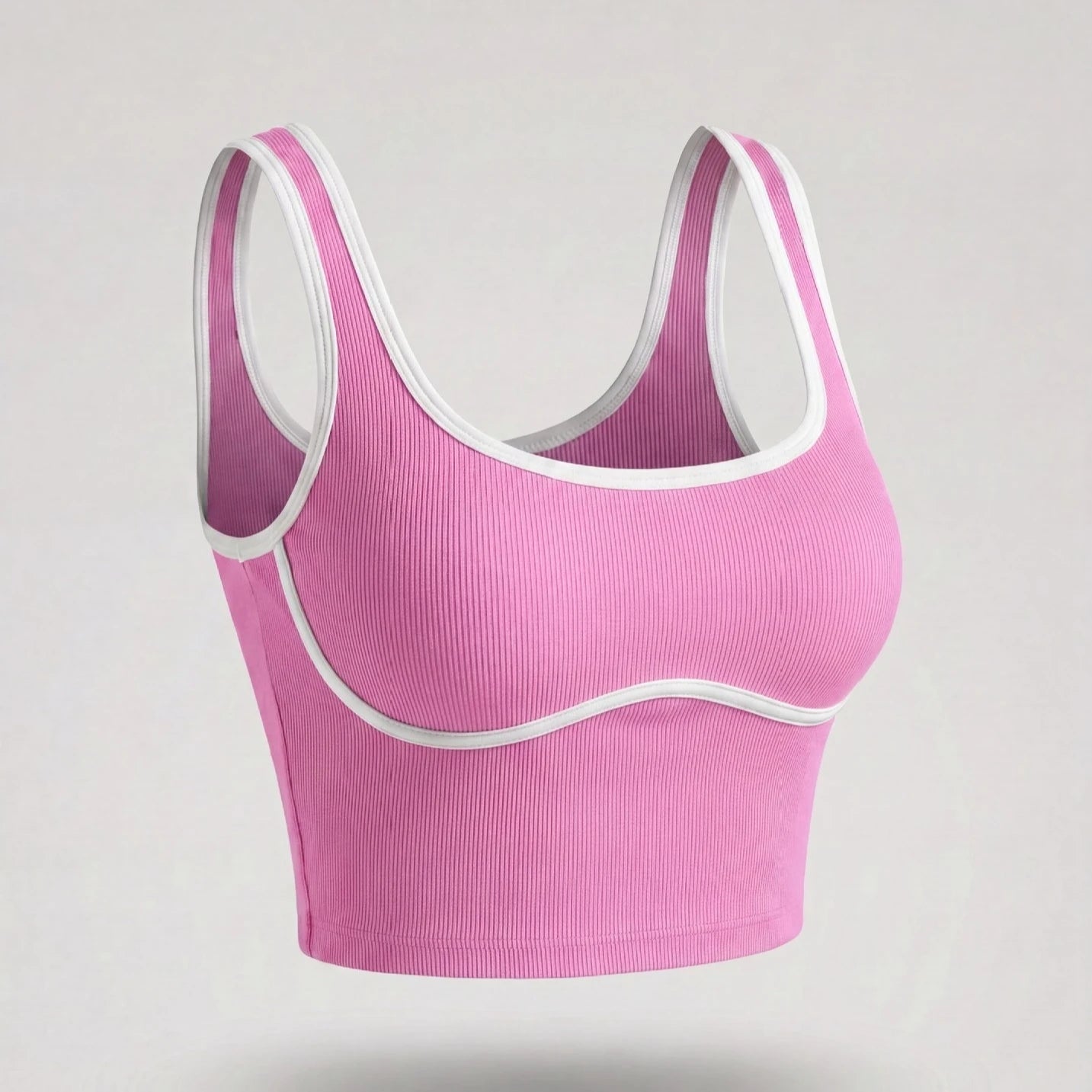 Apex Ritual – Color Blocking Sports Vest Women – No-Wire Push Up Fitness Bra
