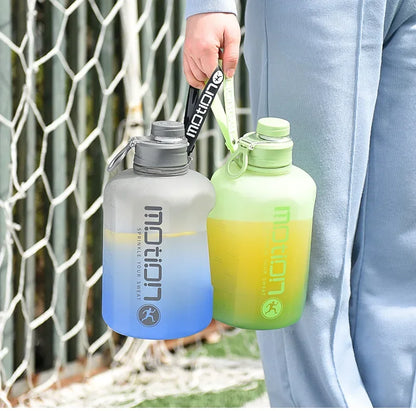 Apex Ritual – 2L Sports Water Bottle with Straw – Large Capacity Fitness Drinking Bottle with Scale