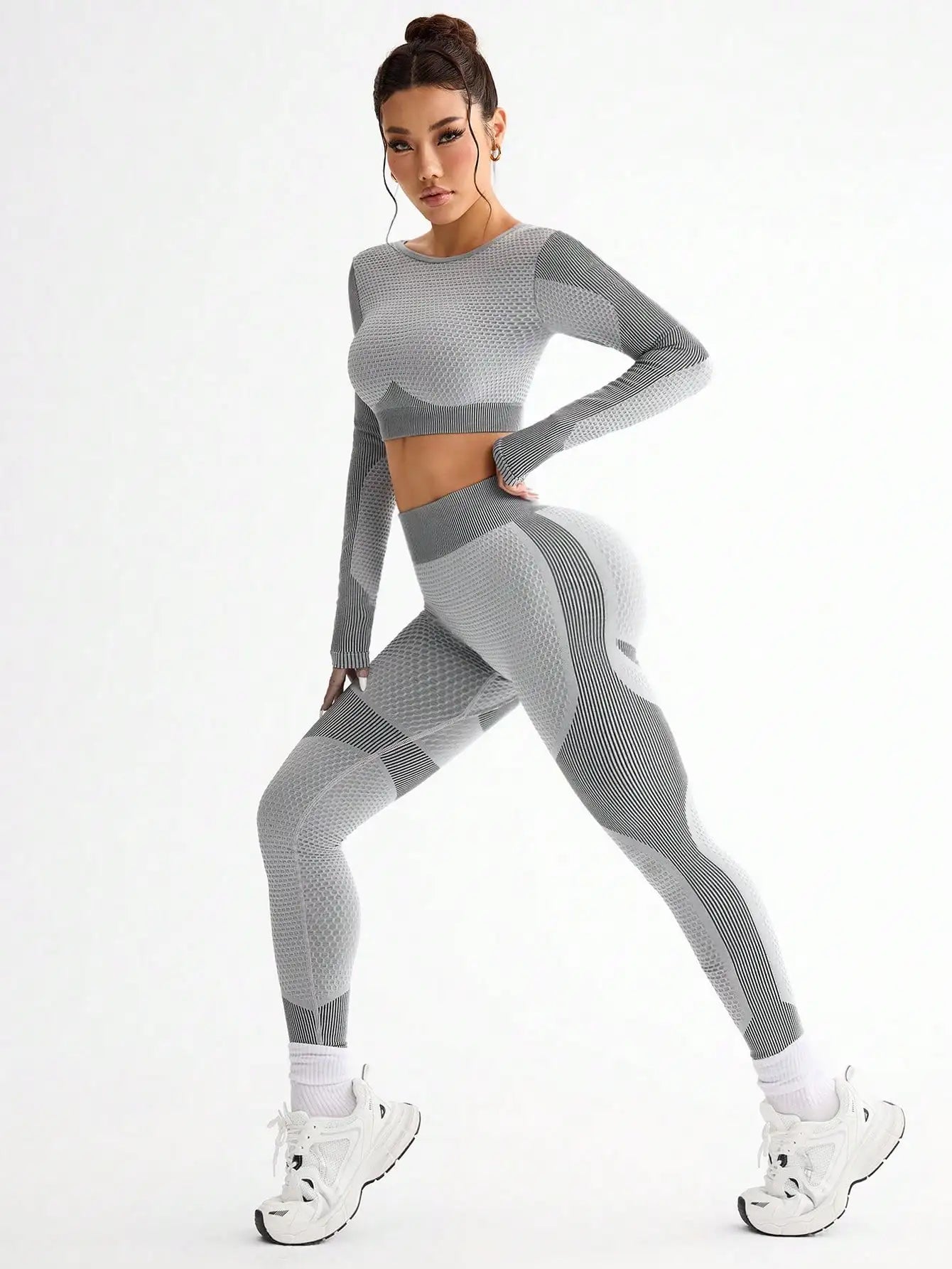 Apex Ritual – Women's 2-Piece Seamless Yoga Set – Bra & Leggings