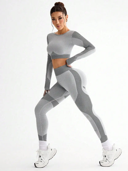 Apex Ritual – Women's 2-Piece Seamless Yoga Set – Bra & Leggings