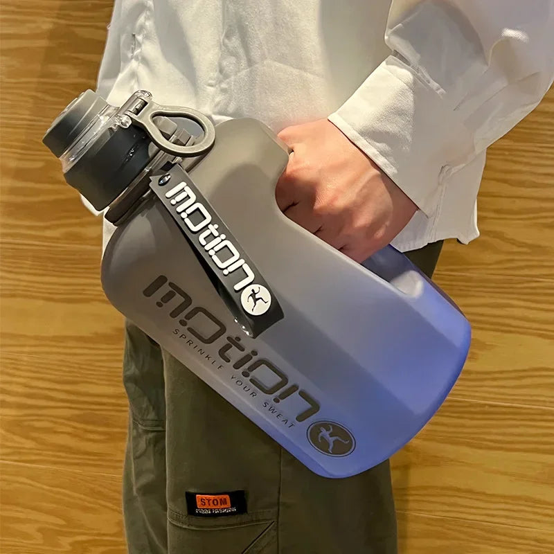 Apex Ritual – 2L Sports Water Bottle with Straw – Large Capacity Fitness Drinking Bottle with Scale