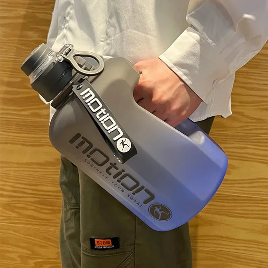 Apex Ritual – 2L Sports Water Bottle with Straw – Large Capacity Fitness Drinking Bottle with Scale