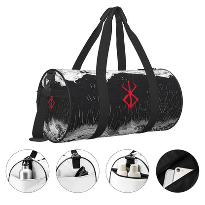 Apex Ritual – Anime Print Gym Bag – Large Capacity Waterproof Sports & Travel Bag